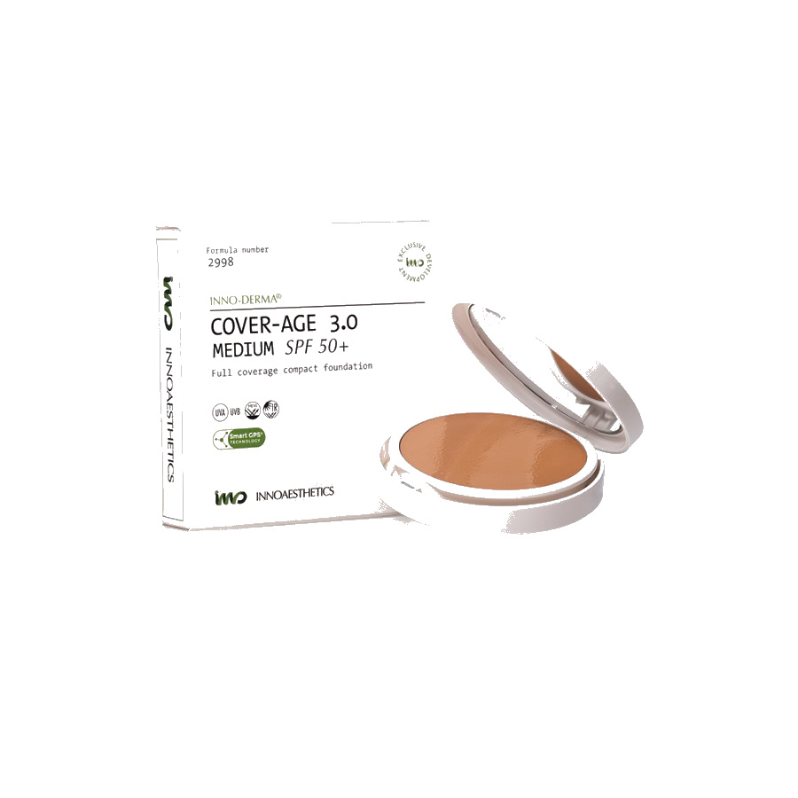 5289_Солнцезащитный крем-пудра Эпиген UVP 50+ (тон медиум) / EPIGEN COVERAGE MEDIUM UVP 50+, 14 гр 